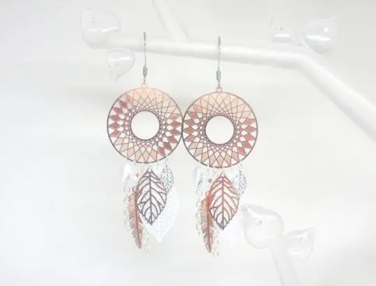 Boucles d'oreilles chat acier inoxydable argent ou or, dormeuses,  chaînettes, bijou femme, bijou fillette, bijou