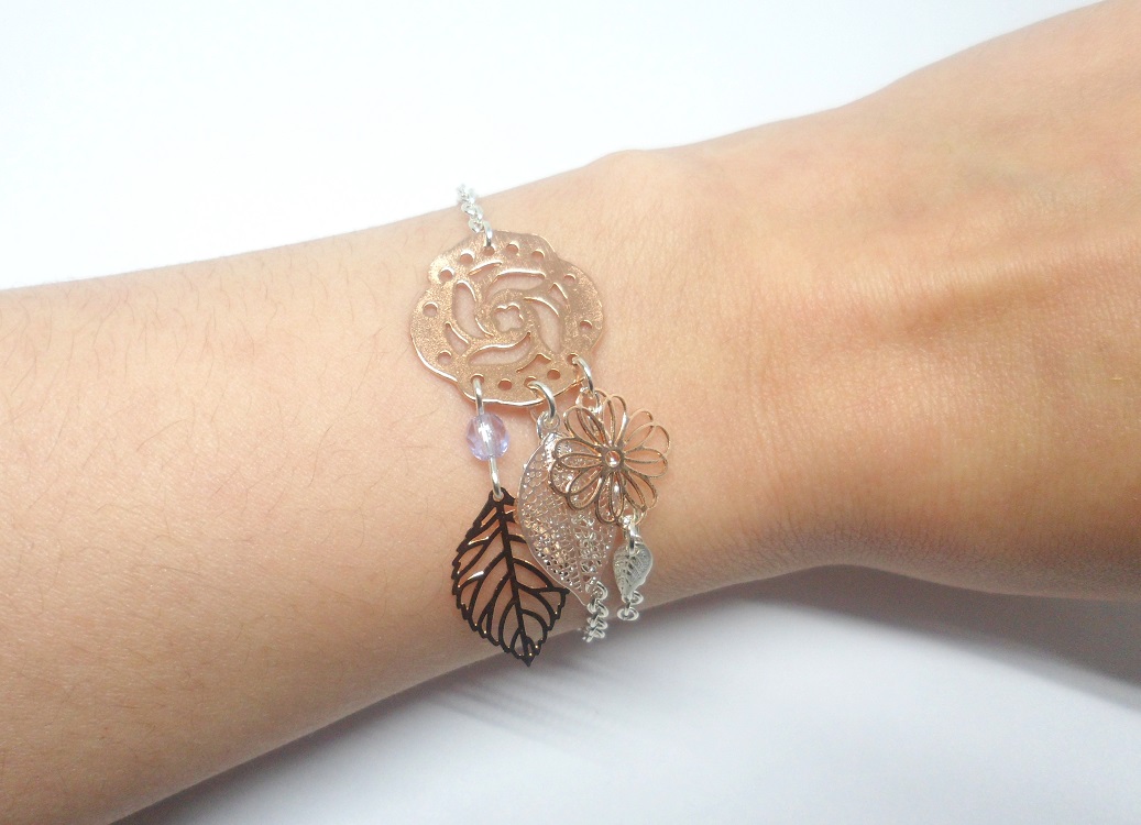 Odacassie_023-1_Bracelet_romantique_fleurs_feuilles_perles_or_rose_argente_mauve