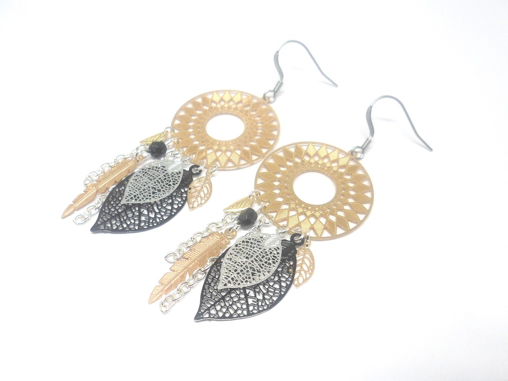 Odacassie_030-2_Bouclesdoreilles_attrape_reves_estampes_etoilees_dore_noir