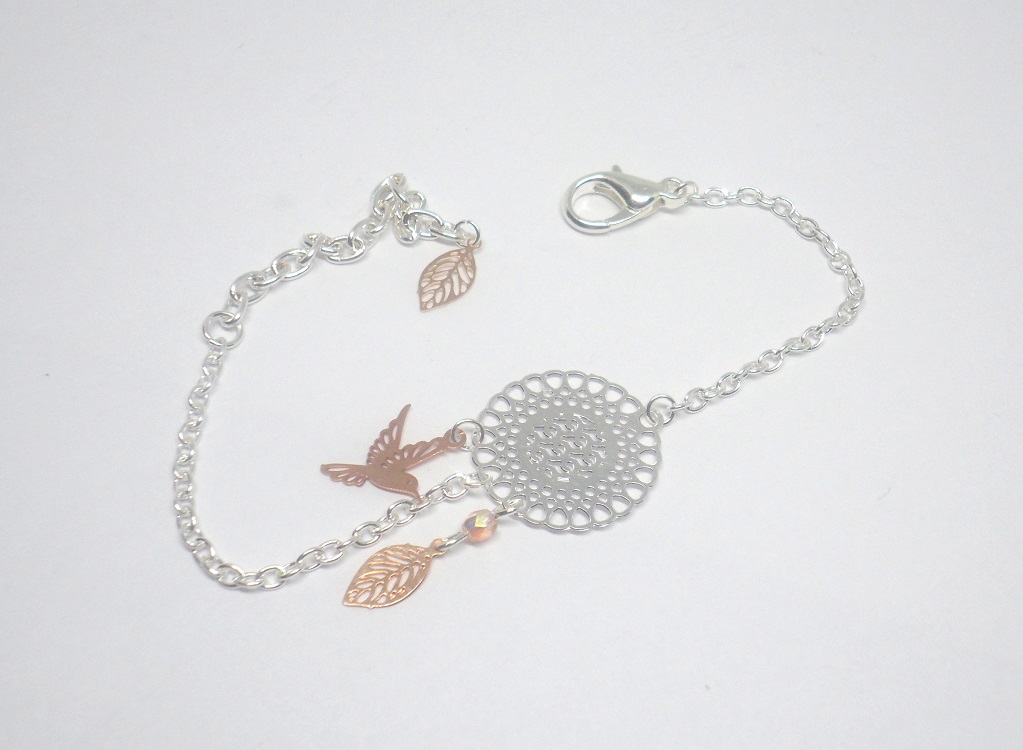 Odacassie_041-2_Bracelet_rosace_oiseau_feuille_argente_or_rose_peche_irise