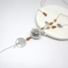 Bola de grossesse camaïeu de marron camel caramel arbre de vie cage étoiles ailes d'ange bijou de grossesse personnalisé par Odacassie les créations de Cassandre bijoux et accessoires faits main bijoux poétiques bohèmes romantiques