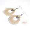 Boucles d'oreilles paillettes doré ou argenté au choix noir acier inoxydable boucles d'oreilles fin d'année noël nouvel an édition très limitée par Odacassie les créations de Cassandre bijoux et accessoires faits main bijoux poétiques bijoux bohèmes bijoux romantiques idée cadeau femme idée cadeau Noël