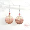 Boucles d'oreilles pailletées collection fêtes de fin d'année 2019 modèle n°3 crochets d'oreilles acier inoxydable édition limitée par Odacassie les créations de Cassandre bijoux et accessoires faits main bijoux poétiques bijoux bohèmes bijoux romantiques idée cadaeau femme idée cadeau femme Noël