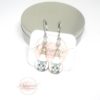 Boucles d'oreilles chatons gris enfants Odacassie