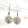 Boucles d'oreilles pailletées nouvelle collection 2020 fleurs