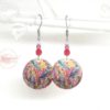 Boucles d'oreilles motifs abstraits collection pailletée 2020 Odacassie