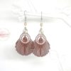 Boucles d'oreilles plumes de paon au choix par Odacassie