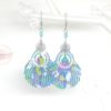 Boucles d'oreilles plumes de paon au choix par Odacassie