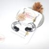 Boucles d'oreilles chats et lotus boucles d'oreilles asymétriques par Odacassie